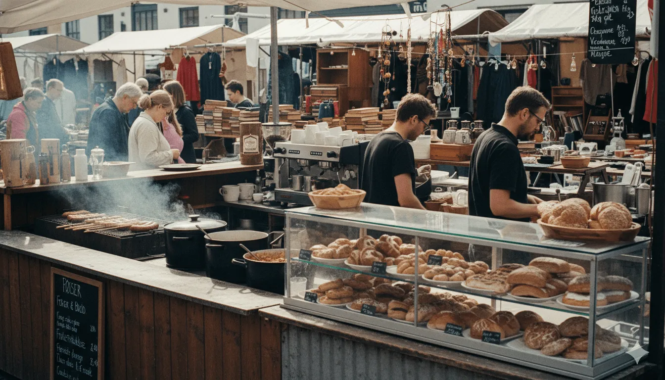 Loppemarked i Vanløse - Vanløse Torv loppemarked